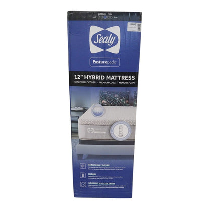 Sealy Posturepedic 12" Hybrid King Size Mattress - Brand New - (ID N38472) - available at Alpine Outlets in Denver