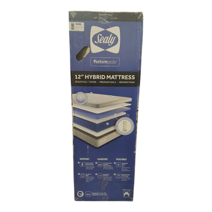 Sealy Posturepedic 12" Hybrid King Size Mattress - Brand New - (ID N38472) - available at Alpine Outlets in Denver