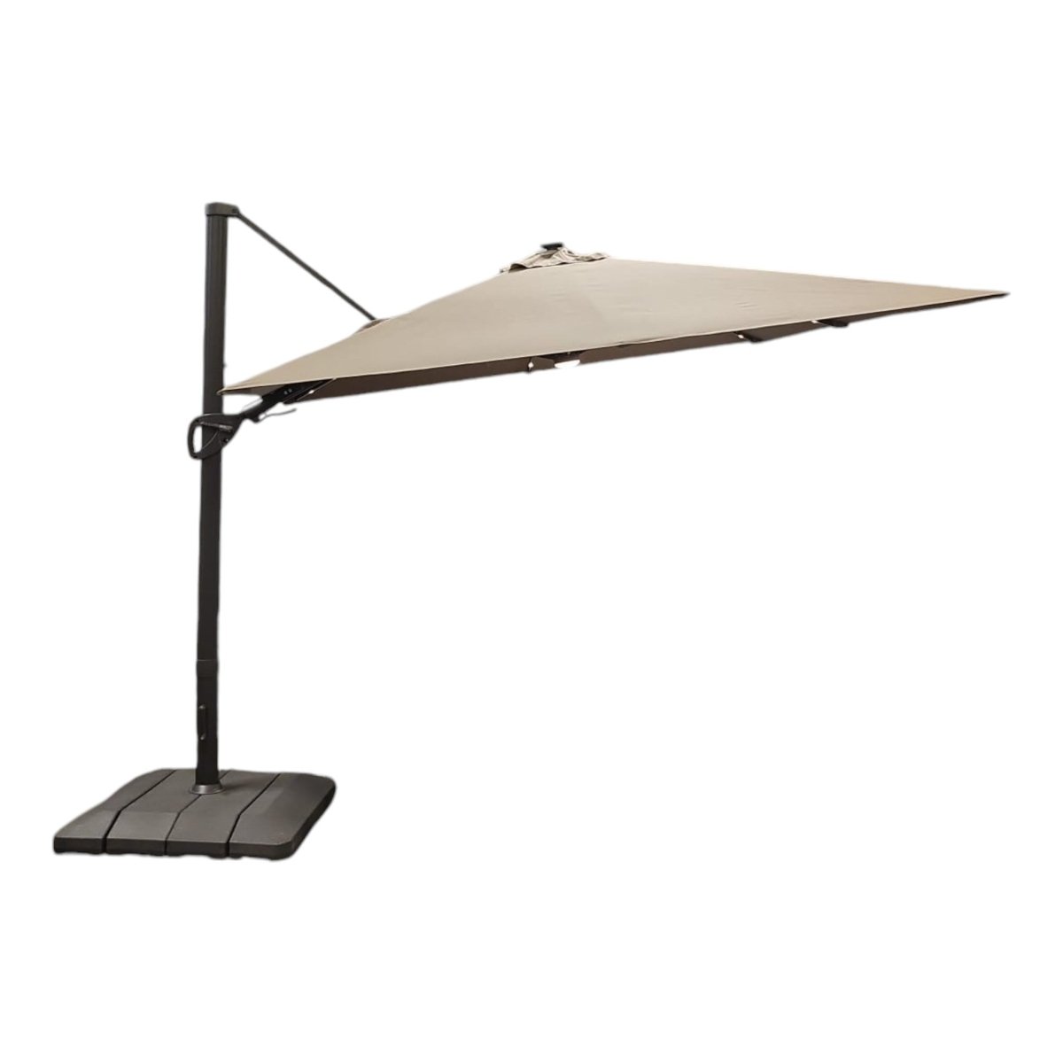 Seasons Sentry™ 10' Square Solar LED Cantilever Umbrella - Alpine Outlets