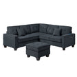 Sectional Set With Corner Wedge Ottoman USB Port - 2 Piece Living Room Sets available at Alpine Outlets in Denver