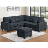 Sectional Set With Corner Wedge Ottoman USB Port - 2 Piece Living Room Sets available at Alpine Outlets in Denver