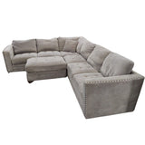 Fabric Sectional with Storage Ottoman - available at Alpine Outlets in Denver