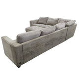 Fabric Sectional with Storage Ottoman - available at Alpine Outlets in Denver