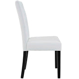Set of 2 Button Tufted Faux Leather Dining Side Chairs - Dining Chairs available at Alpine Outlets in Denver