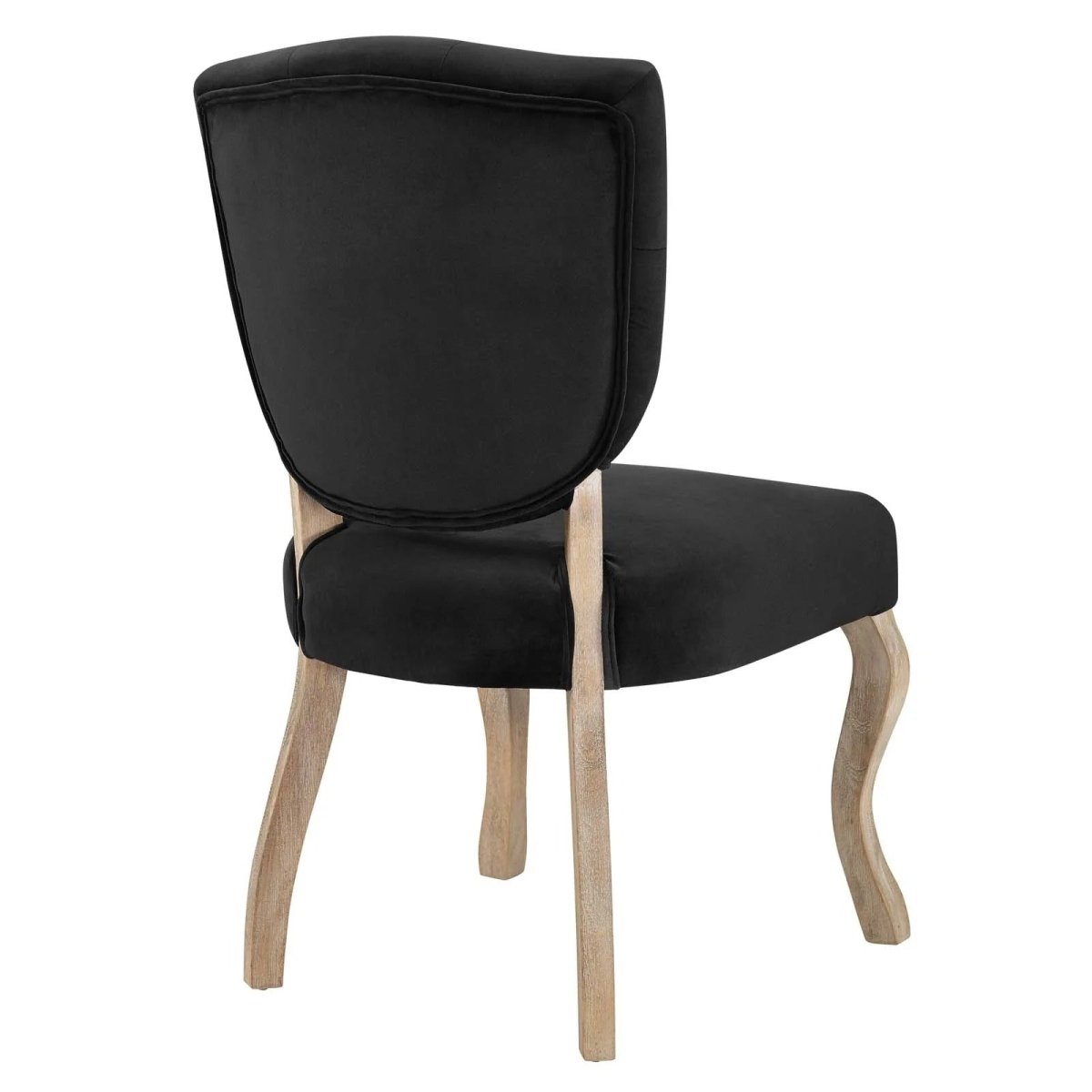Set of 2 Button Tufted Velvet Vintage French Dining Side Chairs - Dining Chairs available at Alpine Outlets in Denver