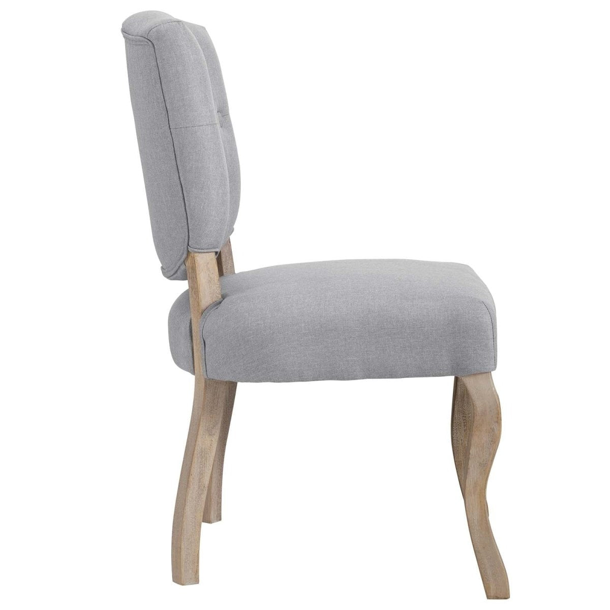 Set of 2 Button Tufted Velvet Vintage French Dining Side Chairs - Dining Chairs available at Alpine Outlets in Denver