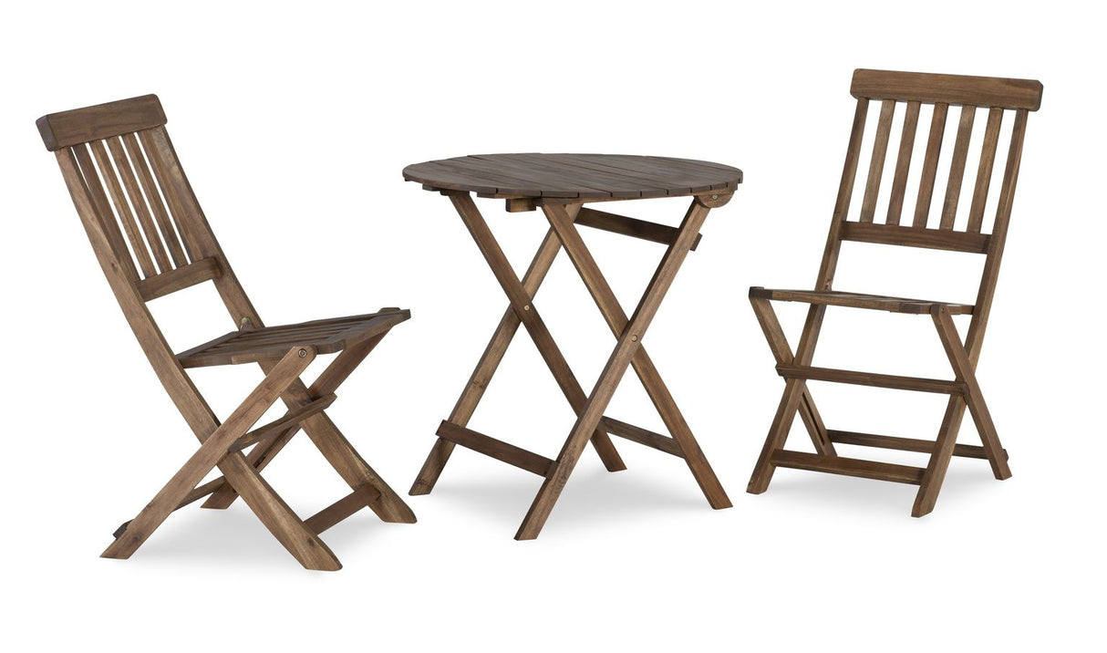 Linon Catalan Caf Set Acorn Finish