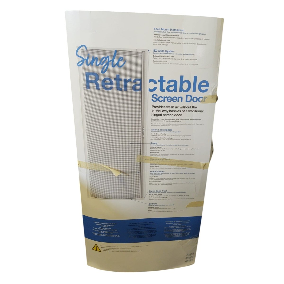 Single Retractable Screen Door (ID L567890) - available at Alpine Outlets in Denver