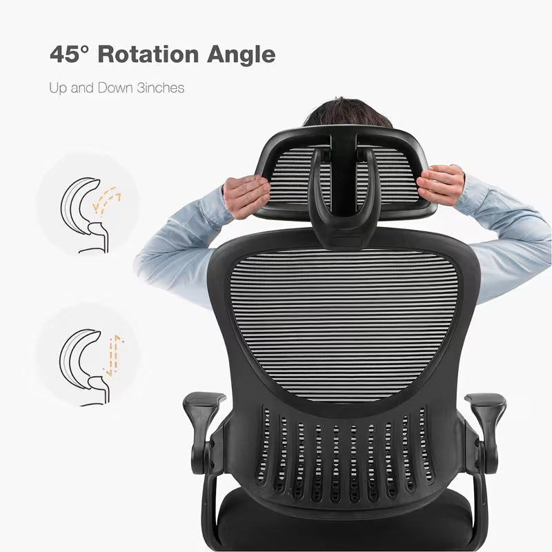 SMUG Office Chair Ergonomic Office Chair High Back Mesh Computer Chair with Adjustable Headrest - 🟢 Office Chairs available at Alpine Outlets in Denver