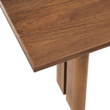 Solid Mango Wood Dining Bench with Modern Farmhouse Design - Benches available at Alpine Outlets in Denver