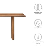 Solid Mango Wood Dining Bench with Modern Farmhouse Design - Benches available at Alpine Outlets in Denver