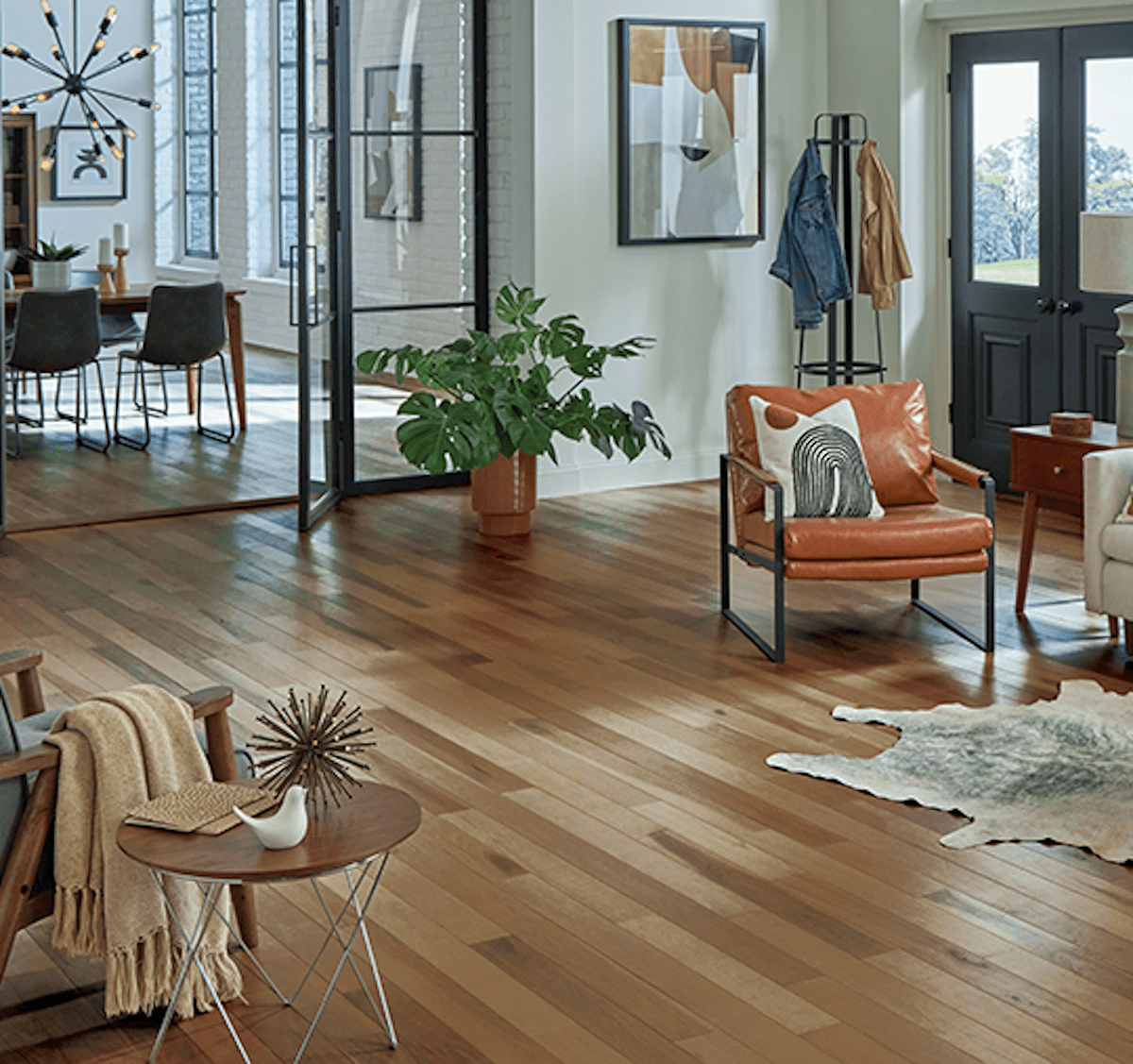 Somerset Character Hickory Driftwood 3 1/4" Engineered Hardwood Plank - Hardwood Flooring available at Alpine Outlets in Denver