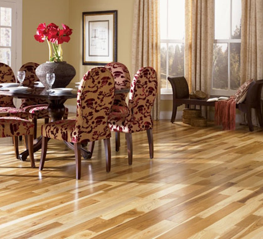 Somerset Character Plank Natural Hickory 4" 3/4" Solid Hardwood Flooring - Hardwood Flooring available at Alpine Outlets in Denver