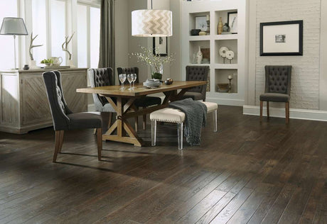 Somerset Hand Crafted Mixed Royal Brown White Oak Engineered Hardwood Flooring - Hardwood Flooring available at Alpine Outlets in Denver