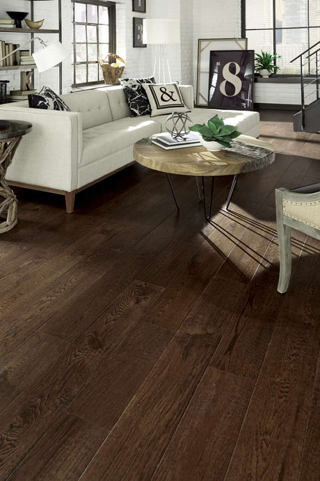Somerset Hand Crafted Mixed Rustic Autumn White Oak Engineered Hardwood - Hardwood Flooring available at Alpine Outlets in Denver
