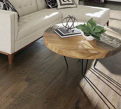 Somerset Hand Crafted Mixed Vintage White Oak Engineered Hardwood - Hardwood Flooring available at Alpine Outlets in Denver