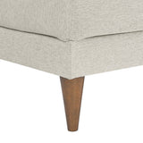 Square Down Filled Fabric Ottoman – Ivory 37 Inch - Ottomans available at Alpine Outlets in Denver