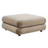 Square Velvet Ottoman Coffee Table – Modular 38 Inch - Ottomans available at Alpine Outlets in Denver