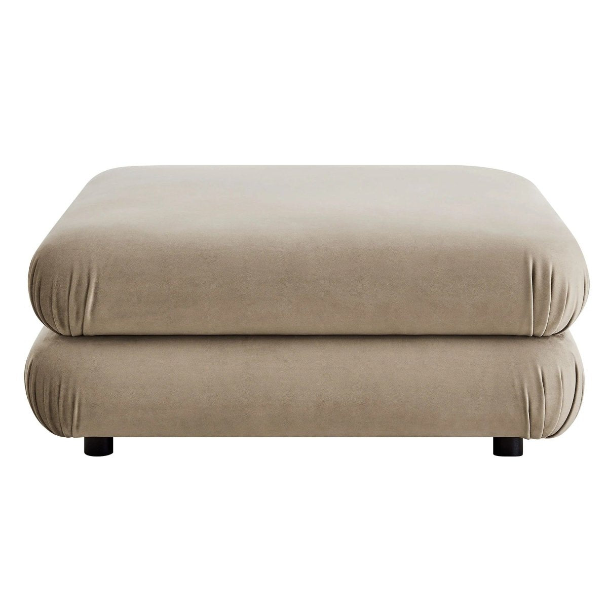 Square Velvet Ottoman Coffee Table – Modular 38 Inch - Ottomans available at Alpine Outlets in Denver