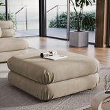 Square Velvet Ottoman Coffee Table – Modular 38 Inch - Ottomans available at Alpine Outlets in Denver