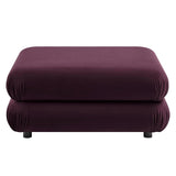 Square Velvet Ottoman Coffee Table – Modular 38 Inch - Ottomans available at Alpine Outlets in Denver