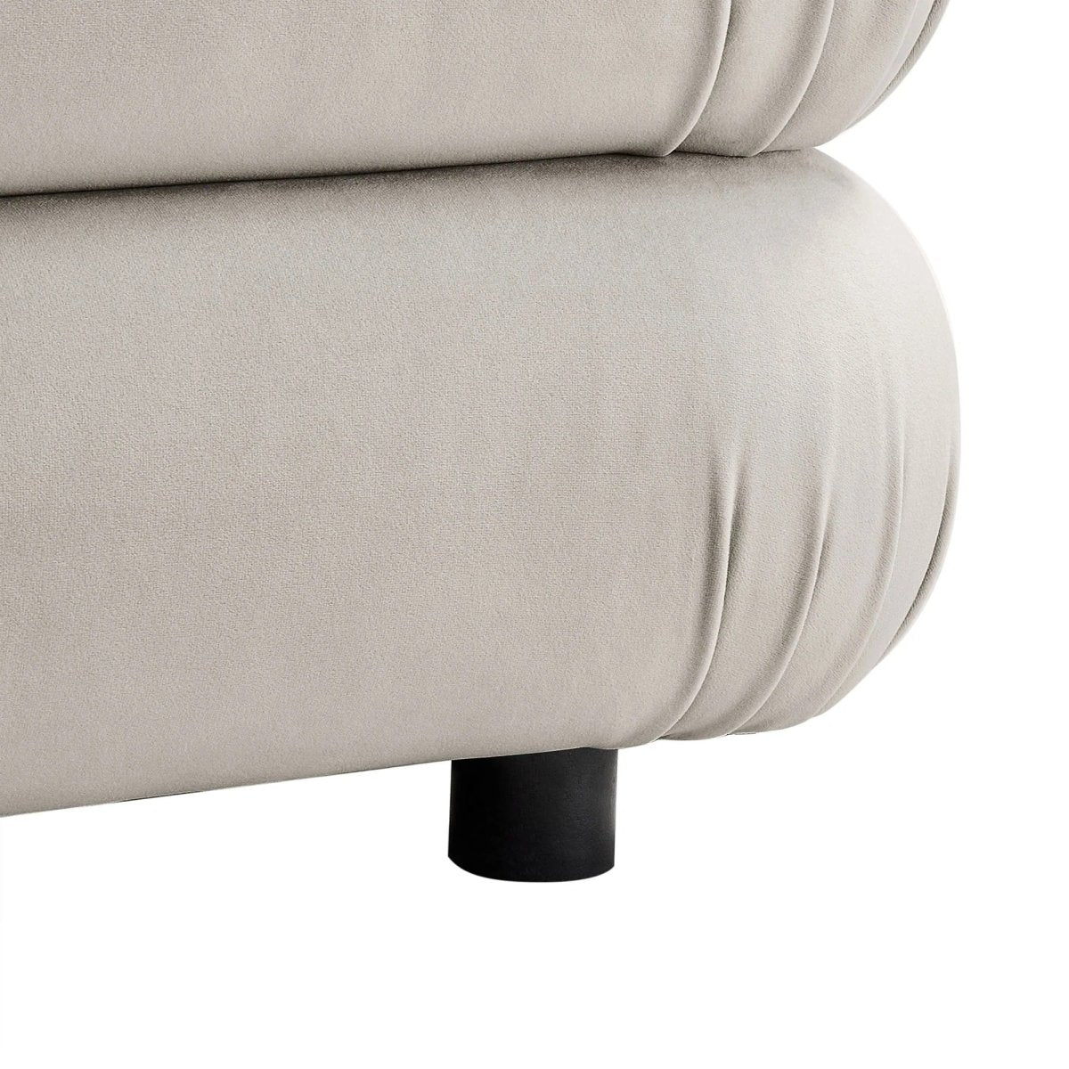 Square Velvet Ottoman Coffee Table – Modular 38 Inch - Ottomans available at Alpine Outlets in Denver