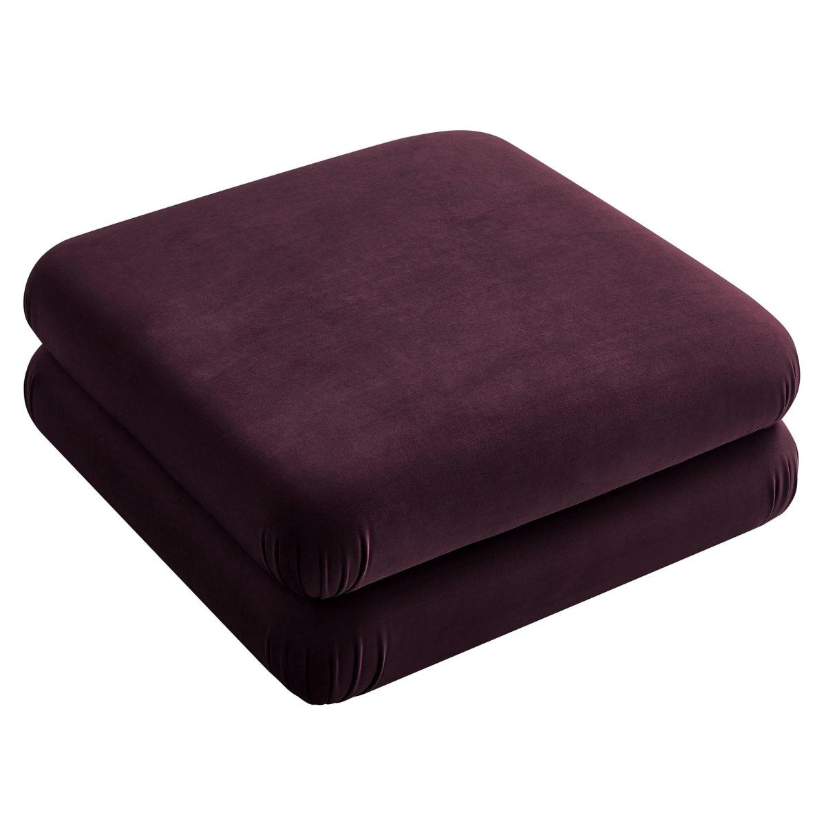 Square Velvet Ottoman Coffee Table – Modular 38 Inch - Ottomans available at Alpine Outlets in Denver