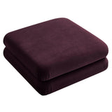 Square Velvet Ottoman Coffee Table – Modular 38 Inch - Ottomans available at Alpine Outlets in Denver