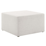 Square Woven Fabric Ottoman – Heathered Upholstered 28 Inch - Ottomans available at Alpine Outlets in Denver