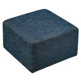 Square Woven Fabric Ottoman – Heathered Upholstered 28 Inch - Ottomans available at Alpine Outlets in Denver