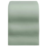 Squiggle Faux Stone Side Table with Acrylic Shelf – 19 Inch - End & Side Tables available at Alpine Outlets in Denver