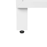 Style Selections Dolton 60 - in White Undermount Double Sink Floating Bathroom Vanity with White Engineered Stone Top (ID N112345) - Bathroom Vanities available at Alpine Outlets in Denver