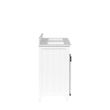 Style Selections Morriston 60 - in White Undermount Double Sink Bathroom Vanity with White Engineered Stone Top (ID N034346) - Bathroom Vanities available at Alpine Outlets in Denver