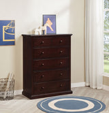 Sumerlin 6-Drawer Chest of Drawers in Cappuccino - Chests available at Alpine Outlets in Denver