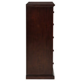 Sumerlin 6-Drawer Chest of Drawers in Cappuccino - Chests available at Alpine Outlets in Denver