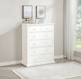Sumerlin 6-Drawer Chest of Drawers in White - Chests available at Alpine Outlets in Denver
