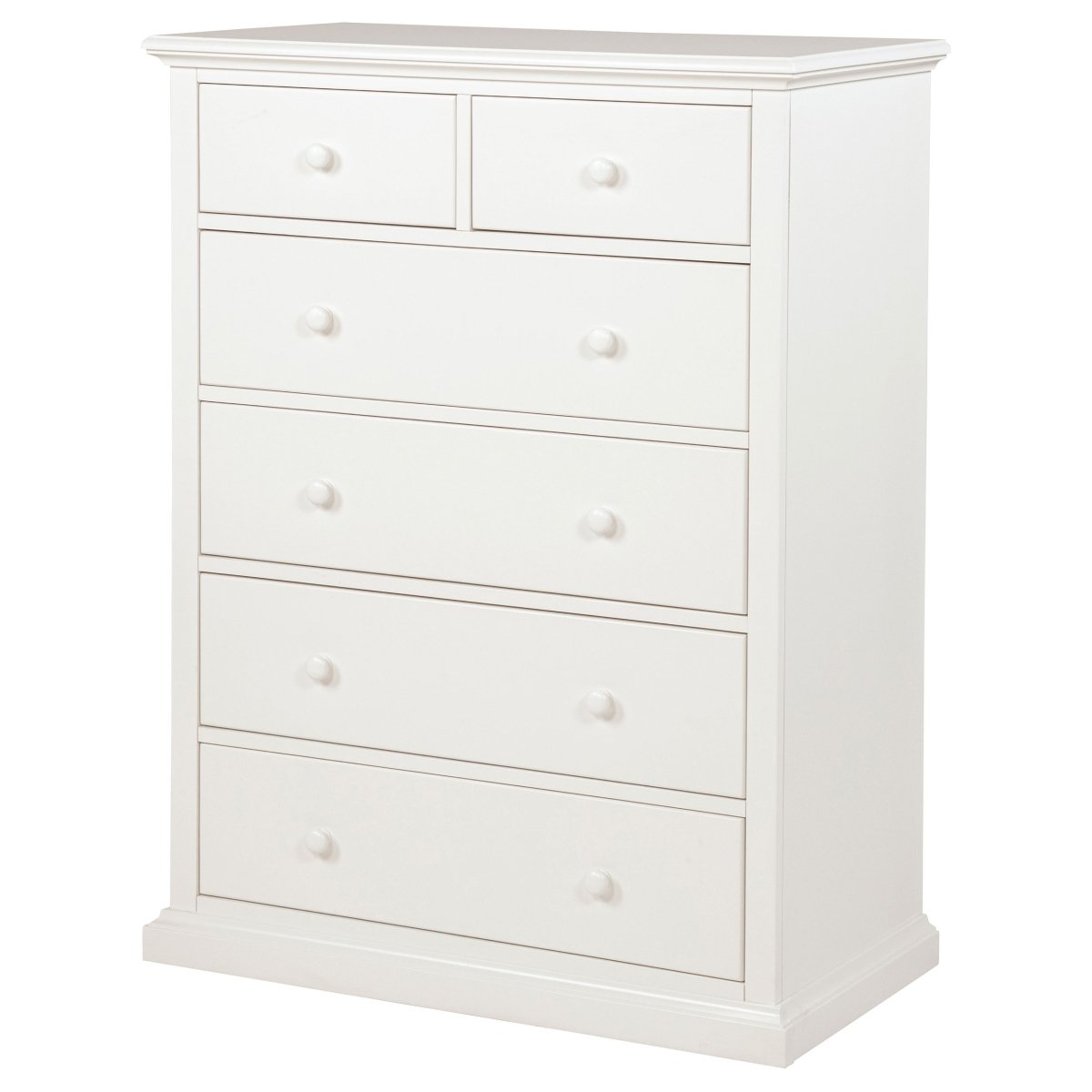 Sumerlin 6-Drawer Chest of Drawers in White - Chests available at Alpine Outlets in Denver