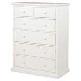 Sumerlin 6-Drawer Chest of Drawers in White - Chests available at Alpine Outlets in Denver