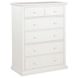 Sumerlin 6-Drawer Chest of Drawers in White - Chests available at Alpine Outlets in Denver