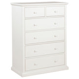 Sumerlin 6-Drawer Chest of Drawers in White - Chests available at Alpine Outlets in Denver