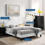 Sunrise Arch Performance Velvet Platform Bed - Platform Bed available at Alpine Outlets in Denver
