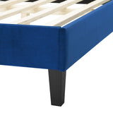 Sunrise Arch Performance Velvet Platform Bed - Platform Bed available at Alpine Outlets in Denver