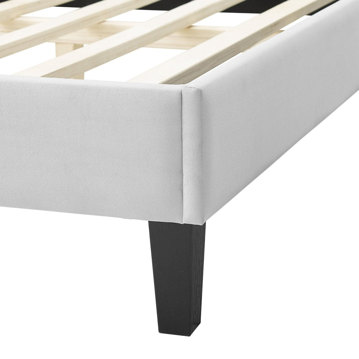 Sunrise Arch Performance Velvet Platform Bed - Platform Bed available at Alpine Outlets in Denver
