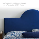 Sunrise Arch Performance Velvet Platform Bed - Platform Bed available at Alpine Outlets in Denver