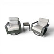 SunVilla Alden 3-Piece Outdoor Patio Seating Set with Swivel Glider Chairs - 🟡 Sofas available at Alpine Outlets in Denver