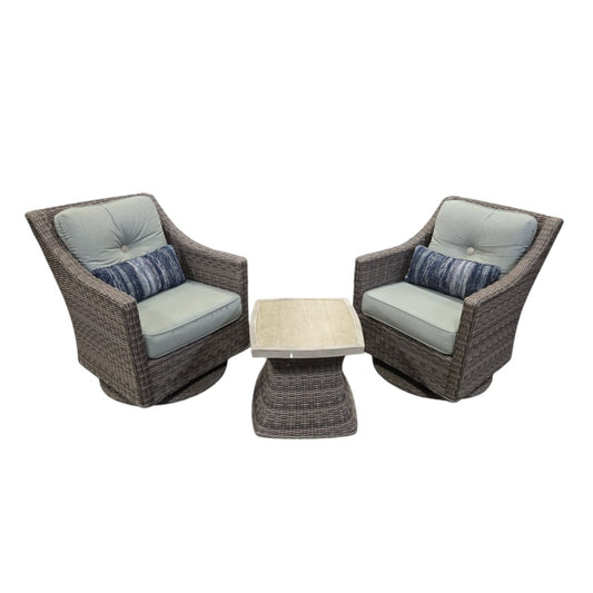 Sunvilla Lauren 3 - Piece Woven Seating Set (ID G004321) - Furniture available at Alpine Outlets in Denver