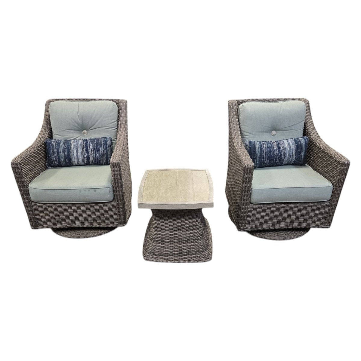 Sunvilla Lauren 3 - Piece Woven Seating Set (ID G004321) - Furniture available at Alpine Outlets in Denver