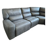 Sweeney 6 - Piece Fabric Power Reclining Sectional with Power Headrests (ID L567891) - Living Room Furniture available at Alpine Outlets in Denver