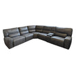 Sweeney 6 - Piece Fabric Power Reclining Sectional with Power Headrests (ID L567891) - Living Room Furniture available at Alpine Outlets in Denver