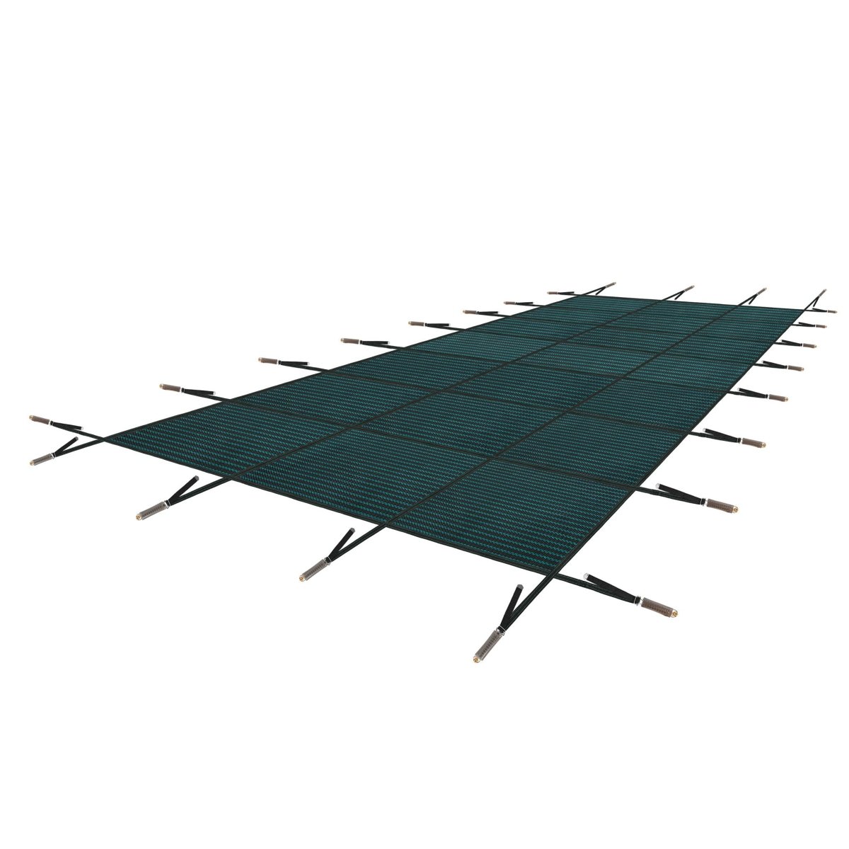 Swimming Pool Safety Cover For Rectangular Underground Pools - Green - Pool Covers available at Alpine Outlets in Denver